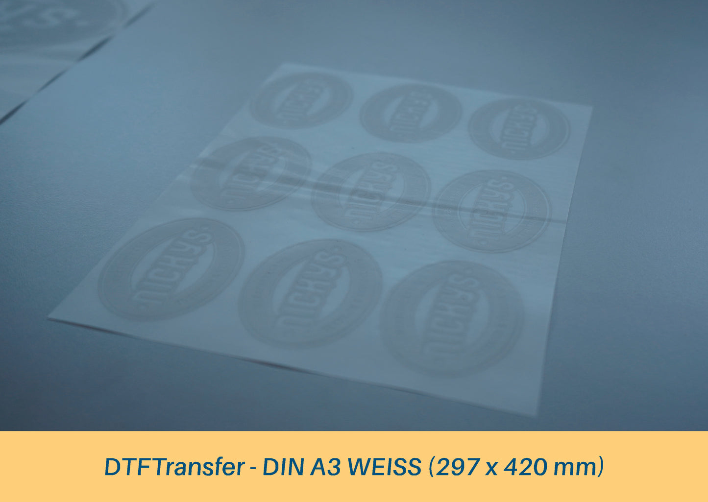 DTFTransfer - DIN A3 WEISS/FARBIG (297 x 420 mm)