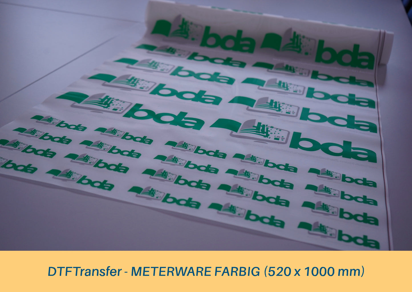 DTFTransfer - METERWARE/FARBIG (520 x 1000 mm)